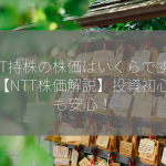 NTT持株の株価はいくらですか？【NTT株価解説】投資初心者も安心！